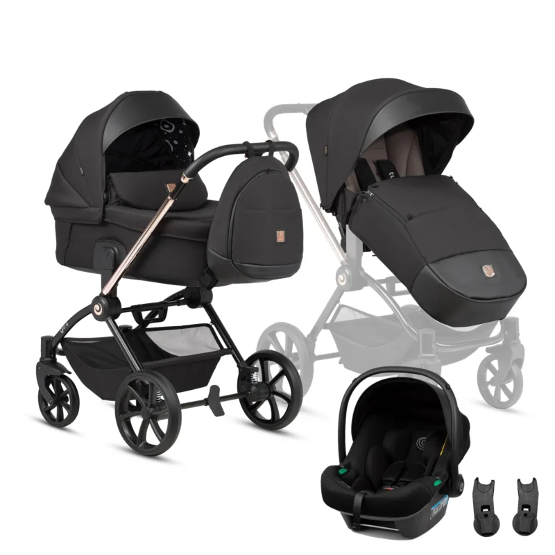Bērnu rati 3in1 Gio Plus, Nero 135