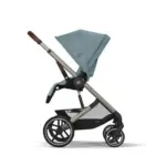 pastaigu rati cybex balios s lux stormy blue pretēji braukšanas virzienam