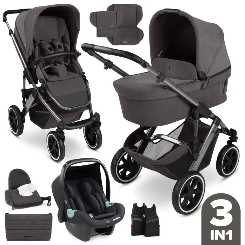 Bērnu rati 3in1 ABC Design Salsa 5 air, Almond