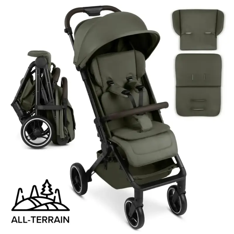 Pastaigu rati ABC Design Ping 3 Trekking, Avocado