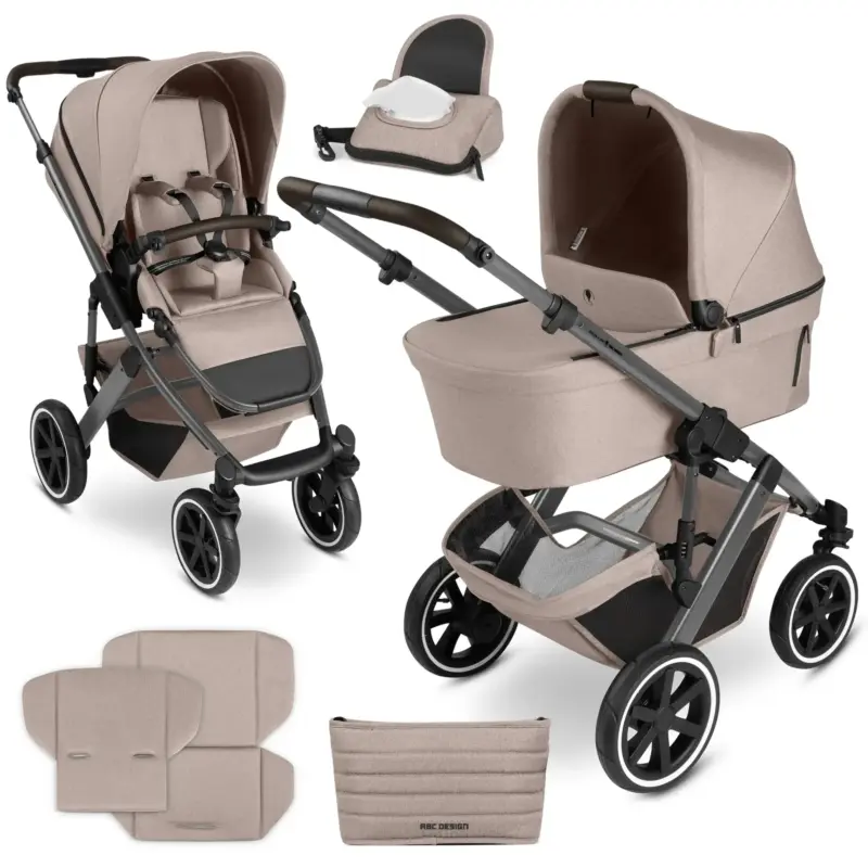 Bērnu rati 2in1 ABC Design Salsa 5 air, Camel