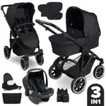Bērnu rati 3in1 ABC Design Salsa 5 air, Coal