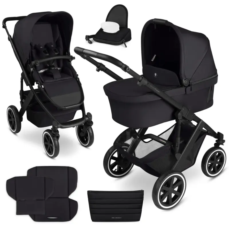 Bērnu rati 2in1 ABC Design Salsa 5 air, Coal