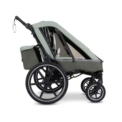 Velosipēda piekabe 3in1 ABC Design Bike tour, Olive