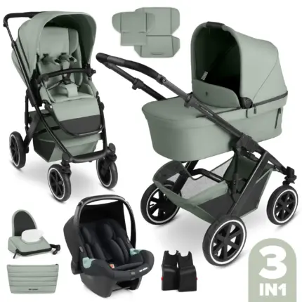 Bērnu rati 3in1 ABC Design Salsa 5 air, Pine