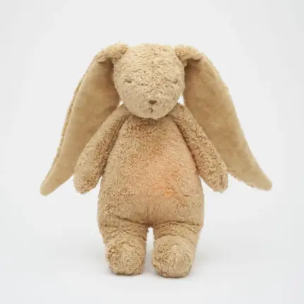 Rotaļlieta Moonie 2.0 Organic Humming Bunny, Cappuccino