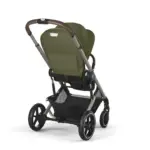 pastaigu rati cybex balios s lux moss green no aizmugures