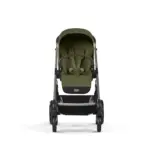pastaigu rati cybex balios s lux moss green no priekšas