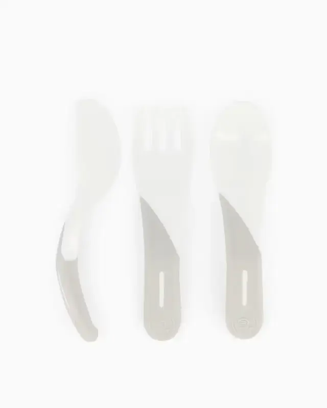 Twistshake galda piederumi 6M+ White