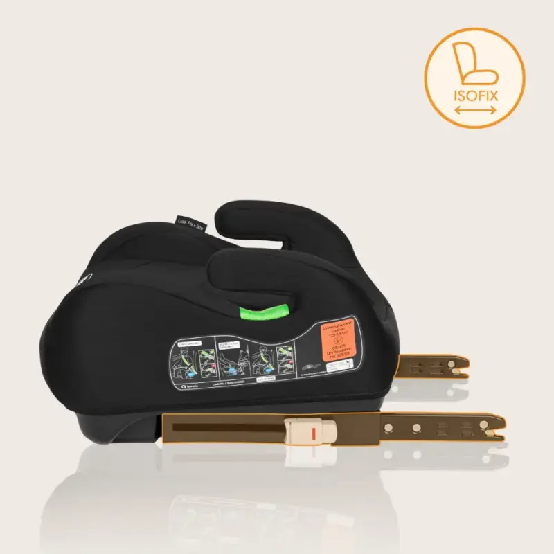 paliktnis bērniem automašīnai lionelo luuk fix black carbon isofix stiprinājumi