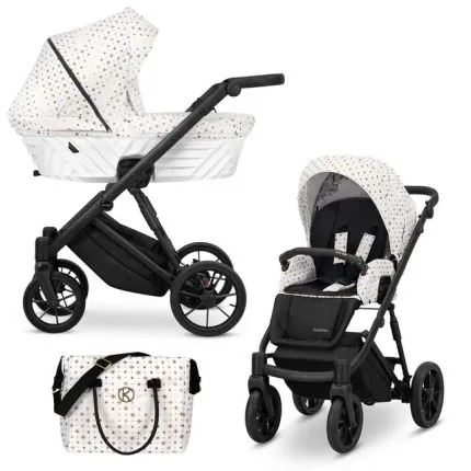 Bērnu rati 2in1 IVENTO nr. 01 white style