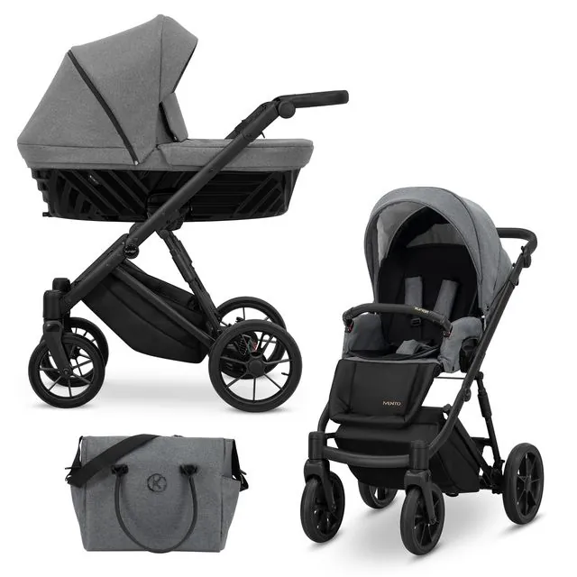 Bērnu rati 2in1 IVENTO nr. 09 deep graphite