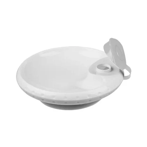 Siltumu uzturošs šķīvis, 1070/03 GREY, BabyOno - Image 1