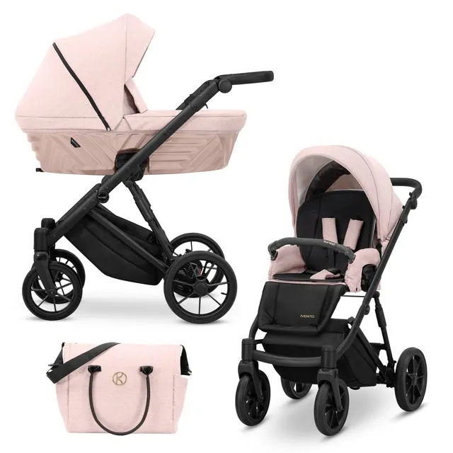 Bērnu rati 2in1 IVENTO nr. 11 smoky pink