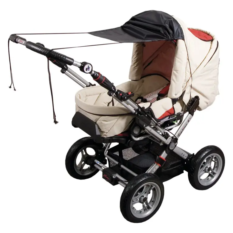Universāls saules pārsegs ratiem Sunny baby, 11272 black