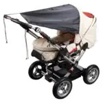 Universāls saules pārsegs ratiem Sunny baby, 11272 black