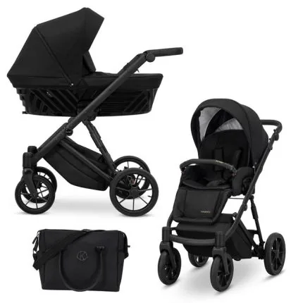 Bērnu rati 2in1 IVENTO nr. 12 deep black