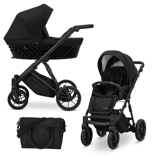 Bērnu rati 2in1 IVENTO nr. 12 deep black