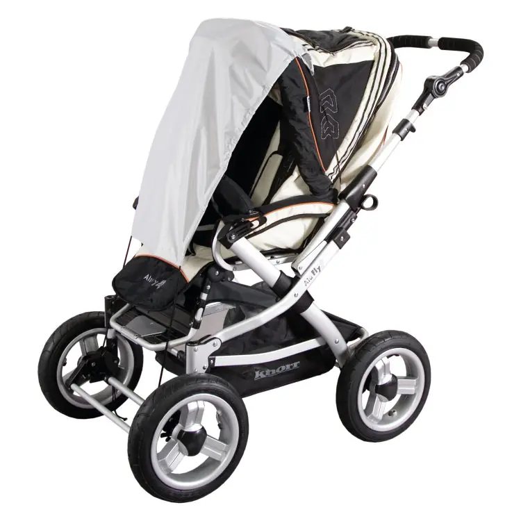 Universāls saules pārsegs ratiem Sunny baby, 18272 grey