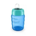 Philips Avent Easy Sip mācību krūzīte, 9M+, 260ml, silikona snīpis, zila , 553/05