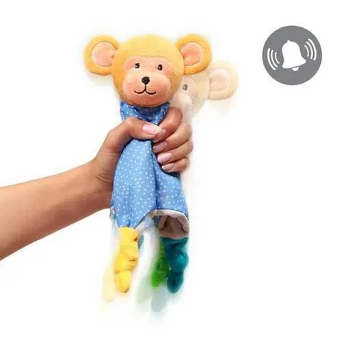 Mīļlupatiņa ar grabuli MONKEY ERIC, 625 Baby Ono - Image 3