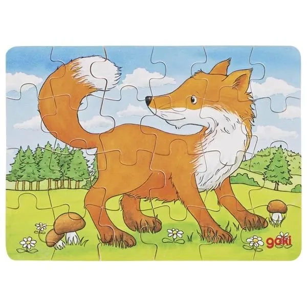 Mini puzle MEŽA DZĪVNIEKI, 557709, Goki - Image 5