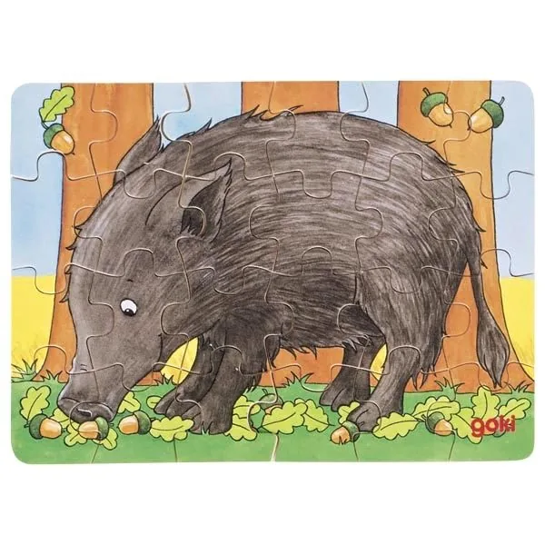 Mini puzle MEŽA DZĪVNIEKI, 557709, Goki - Image 7