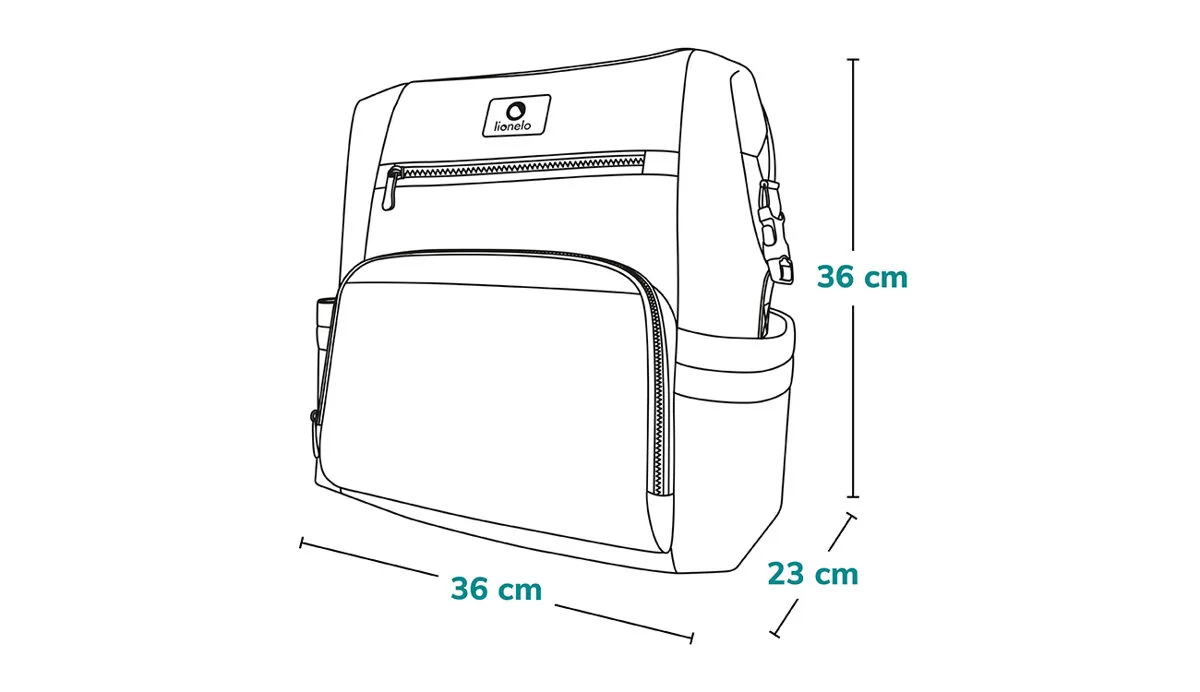 Universālā ratu soma - mugursoma CUBE, pelēka - Image 7