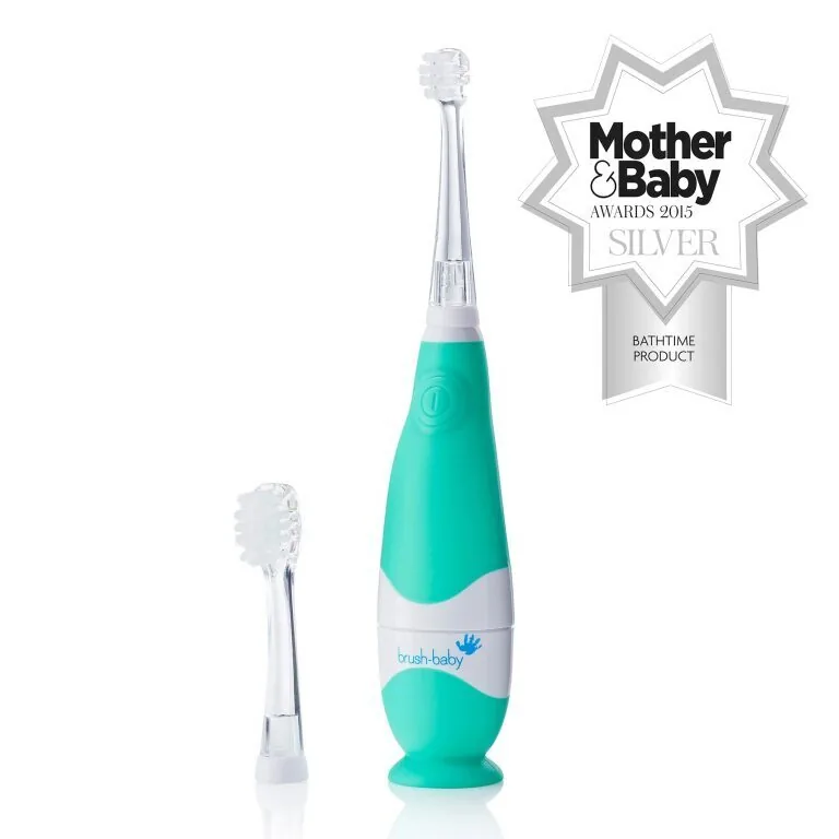Brush-baby BabySonic elektriskā zobu birste 0-3 gadi, BRB051 zaļa - Image 1