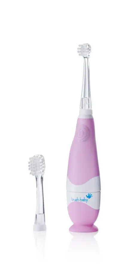 Brush-baby BabySonic elektriskā zobu birste 0-3 gadi, BRB158 rozā - Image 1