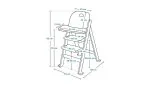 Barošanas krēsls Lionelo Floris, Grey Stone 1002758 - Image 6