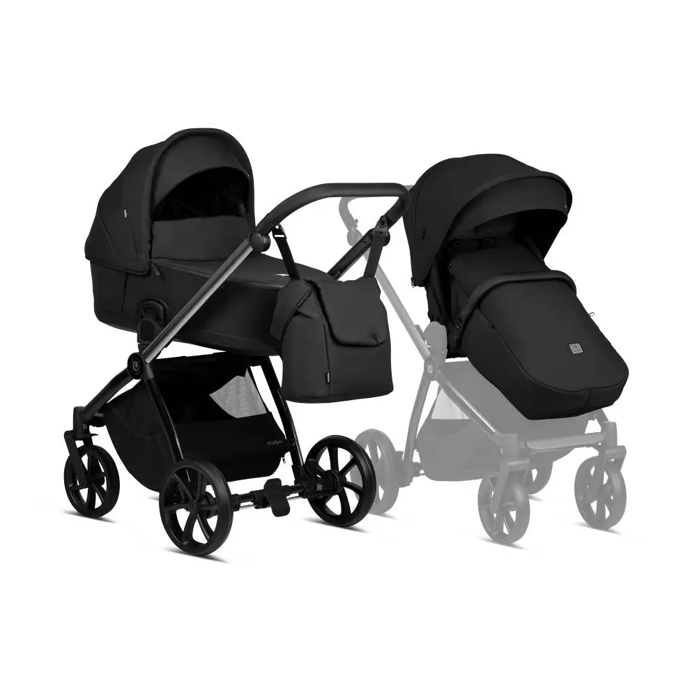 Bērnu rati 2in1 Mio 3 Plus 060 Obsidian