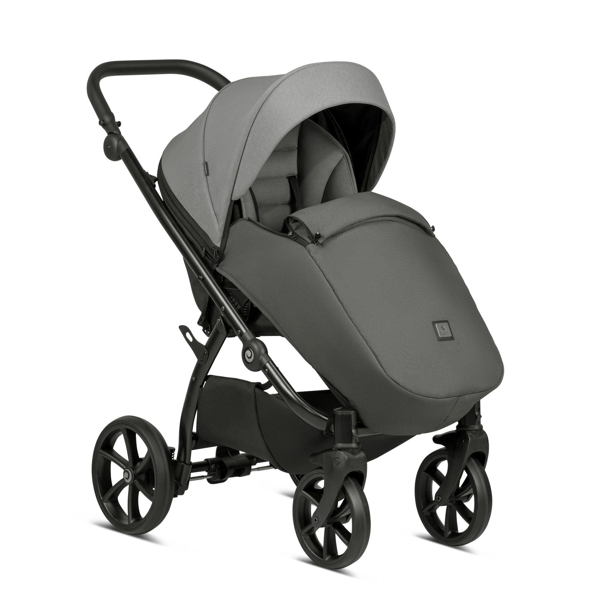 Bērnu rati 2in1 Uno 5 Plus Earth 022 Grey