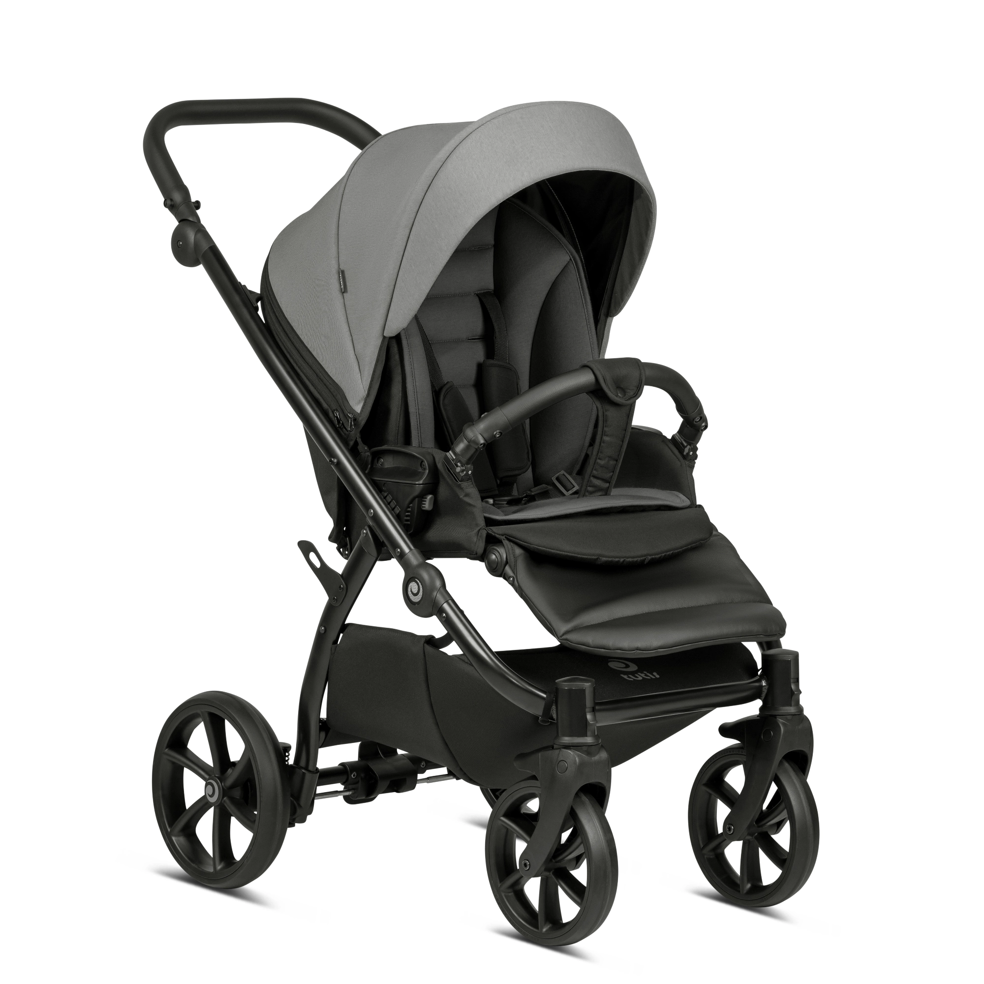 Bērnu rati 2in1 Uno 5 Plus Earth 022 Grey