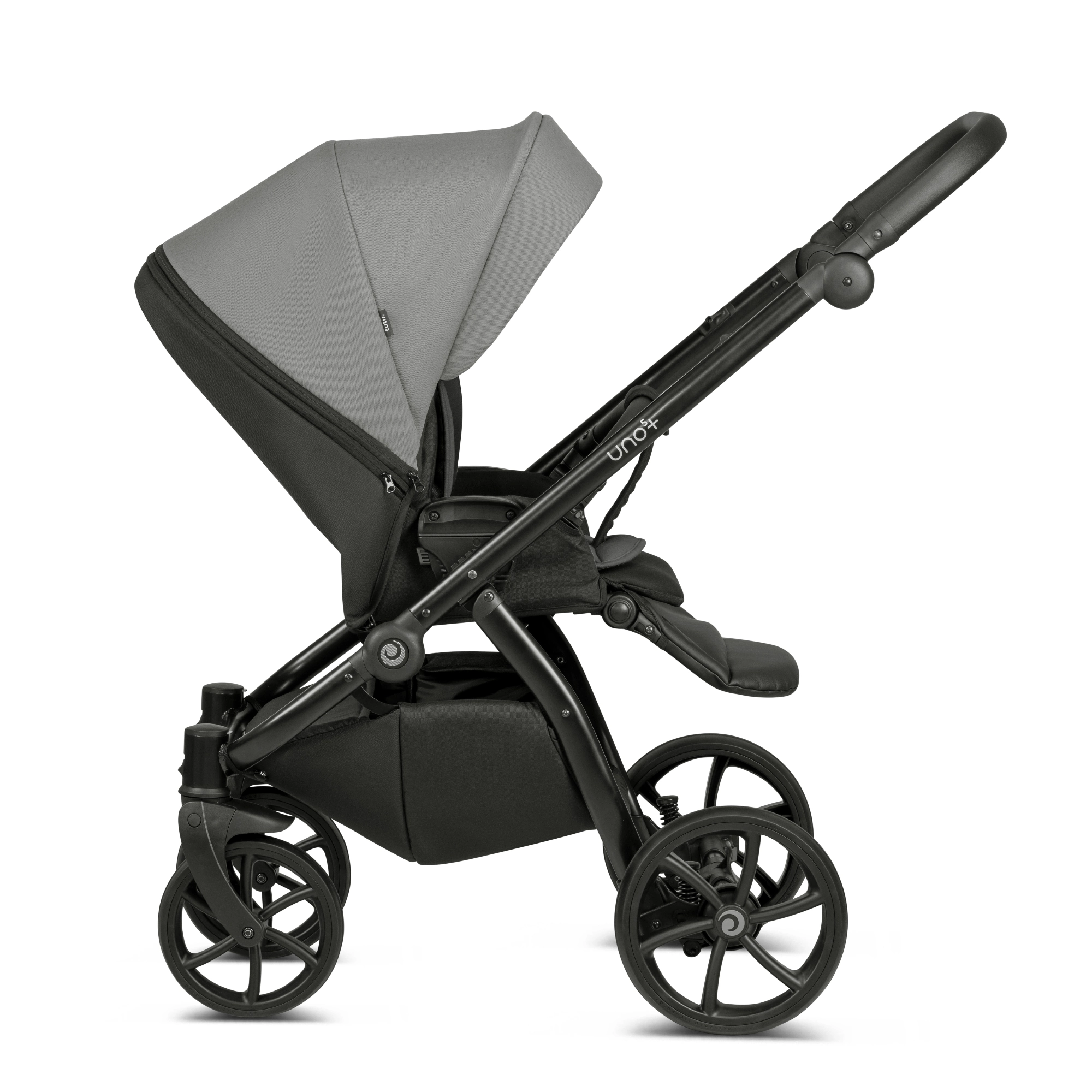 Bērnu rati 2in1 Uno 5 Plus Earth 022 Grey