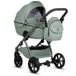 Bērnu rati 2in1 Uno 5 Plus Leather 039 Sage