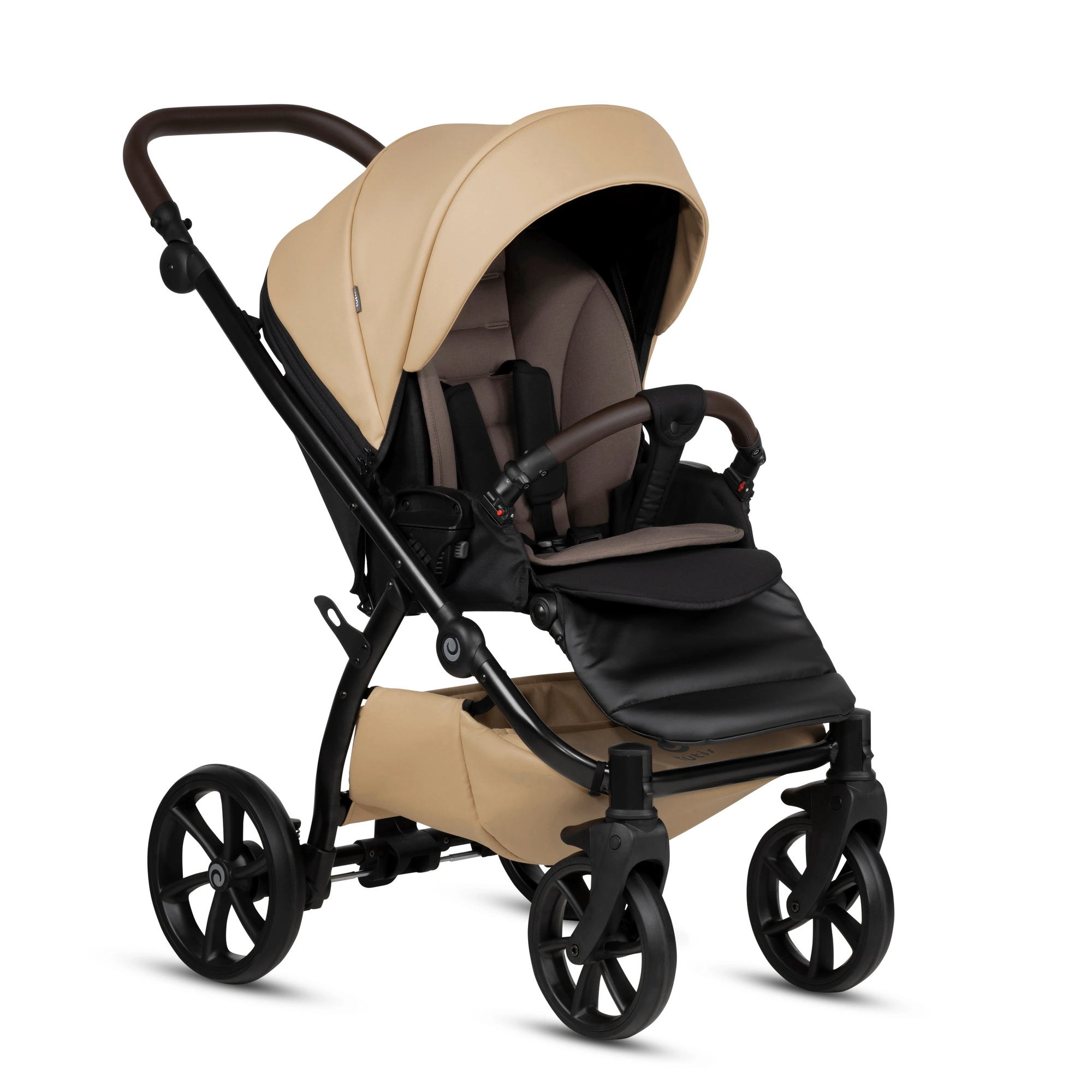 Bērnu rati 2in1 Uno 5 Plus Leather 167 Caramel