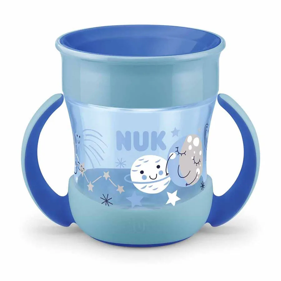 Mācību krūze mini magic cup, SK92, zila, NUK - Image 1