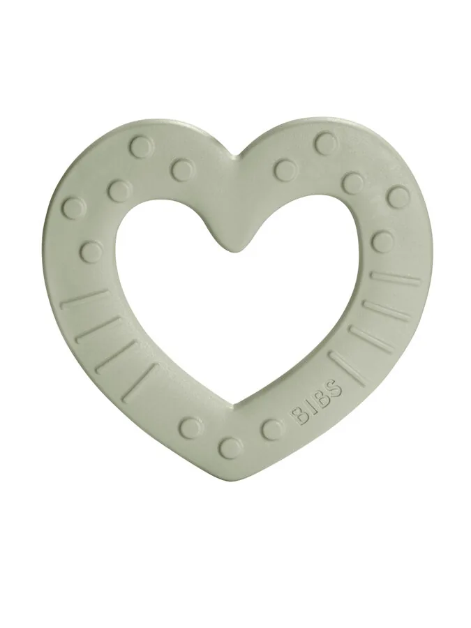 BIBS BABY BITIE, Heart, sage - Image 1