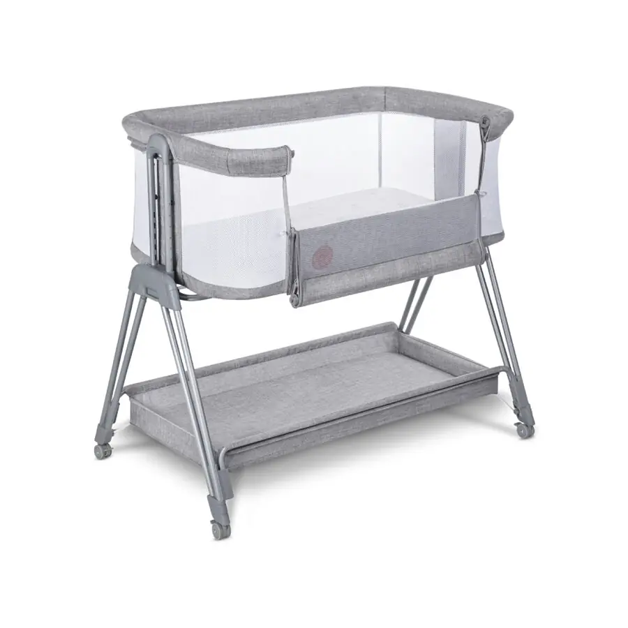 Zīdaiņu gultiņa Lionelo Luna, Grey concrete 1003218 - Image 2