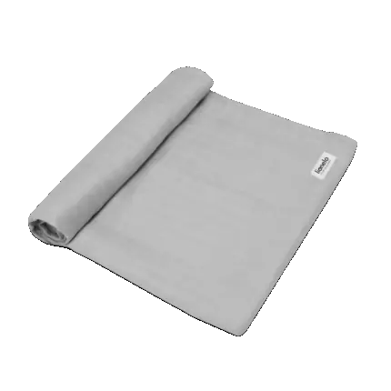 Bambusa ietinamais autiņš 120x120 cm, Lionelo grey stone