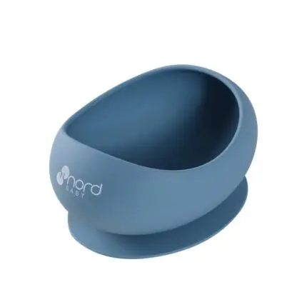 Nordbaby Silikona bļoda ar piesūcekni, blue 1008648