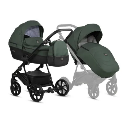 Bērnu rati 2in1 Viva 5 Plus 064 Emerald