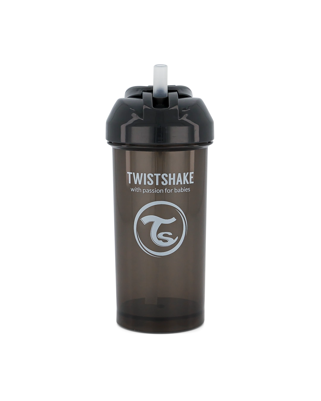 Twistshake pudele ar salmiņu 360ml 6M+ Black