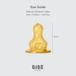 BIBS pudelītes knupītis Latex, 4 m+, ātra plūsma
